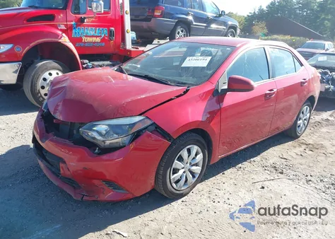 2015 Toyota Corolla Le из США, поврежденный, VIN 2T1BURHE7FC242395